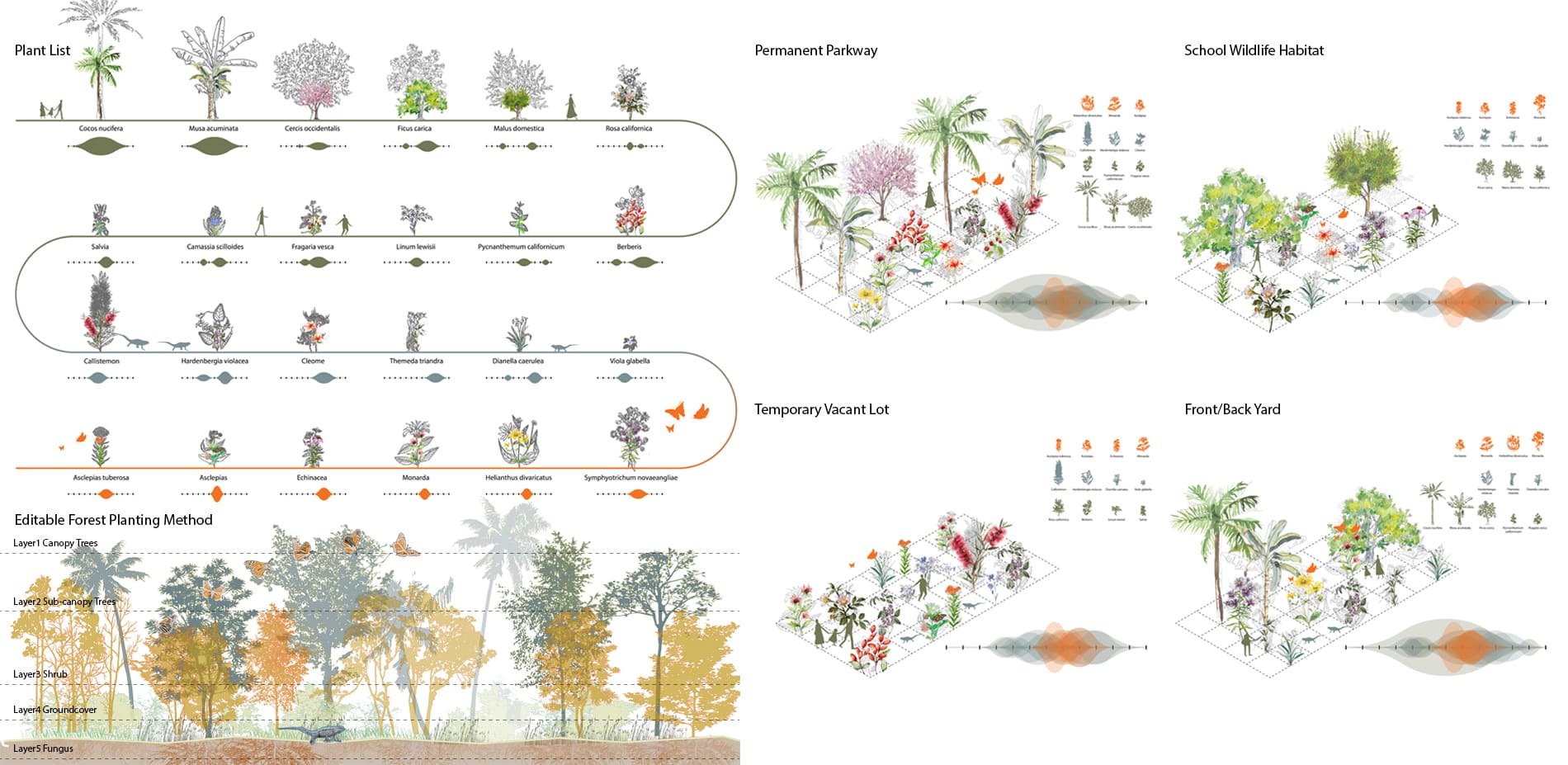 Edible Forest Planting Method